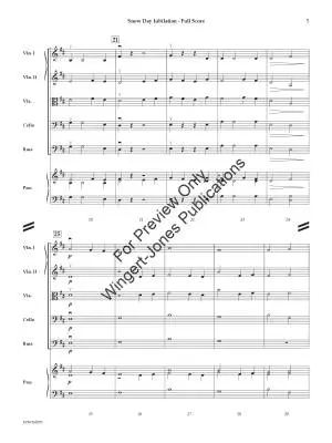 Snow Day Jubilation - Pasternak - String Orchestra - Gr. 1
