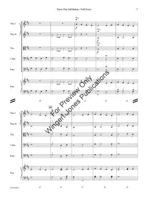 Snow Day Jubilation - Pasternak - String Orchestra - Gr. 1