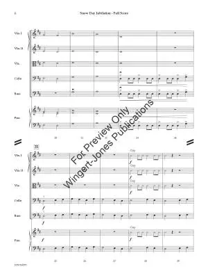 Snow Day Jubilation - Pasternak - String Orchestra - Gr. 1
