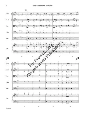 Snow Day Jubilation - Pasternak - String Orchestra - Gr. 1