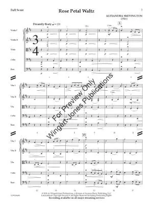 Rose Petal Waltz - Skevington - String Orchestra - Gr. 3
