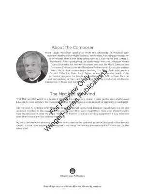 The Mist and the Wind - Woodruff - String Orchestra - Gr. 3