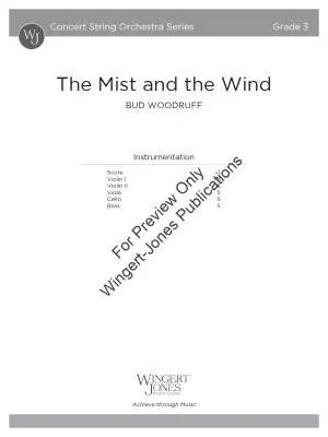 The Mist and the Wind - Woodruff - String Orchestra - Gr. 3