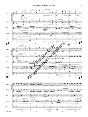 The Mist and the Wind - Woodruff - String Orchestra - Gr. 3