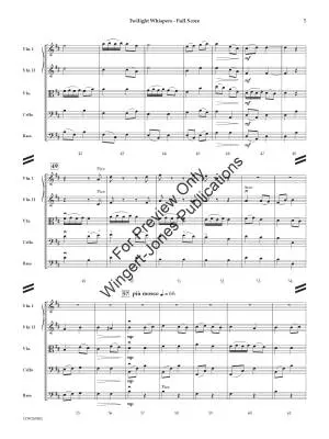 Twilight Whispers - Golan - String Orchestra - Gr. 3