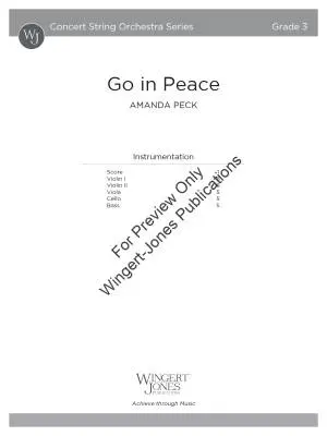Go in Peace - Peck - String Orchestra - Gr. 3