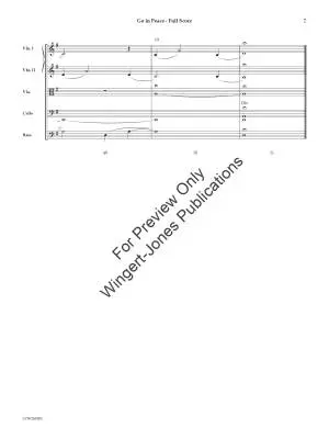 Go in Peace - Peck - String Orchestra - Gr. 3