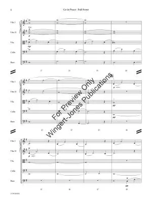 Go in Peace - Peck - String Orchestra - Gr. 3