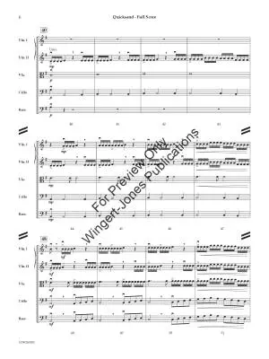 Quicksand - Holbrook - String Orchestra - Gr. 3.5