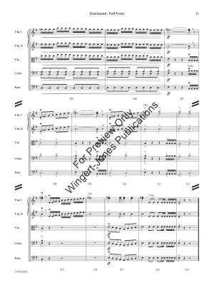 Quicksand - Holbrook - String Orchestra - Gr. 3.5