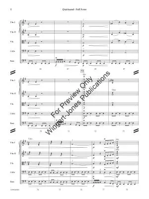 Quicksand - Holbrook - String Orchestra - Gr. 3.5