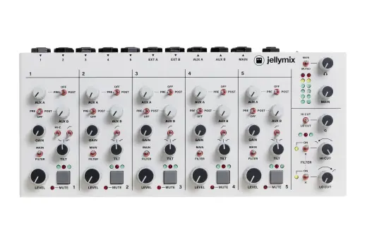 Intellijel - Jellymix Compact Stereo Performance Mixer - White