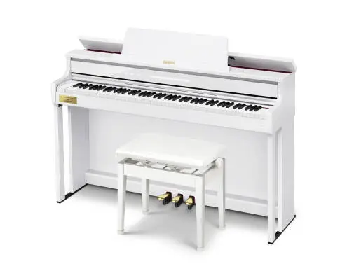 AP-750 Celviano 88-Key Digital Piano - White with Cabinet and Bench