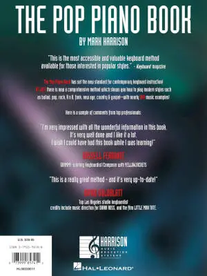 The Pop Piano Book - Harrison