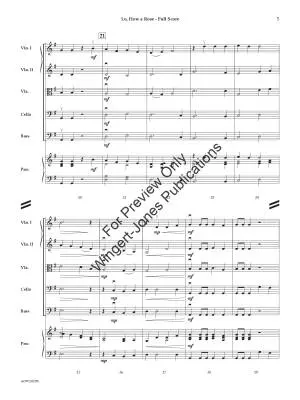 Lo, How a Rose - Praetorius/Tippette - String Orchestra - Gr. 1.5