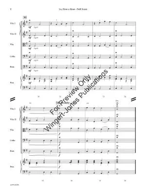 Lo, How a Rose - Praetorius/Tippette - String Orchestra - Gr. 1.5