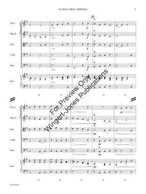 Lo, How a Rose - Praetorius/Tippette - String Orchestra - Gr. 1.5