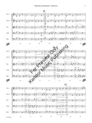 Memories of Tomorrow - Spata - String Orchestra - Gr. 2.5