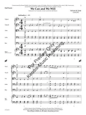 We Can and We Will - Day - String Orchestra - Gr. 2