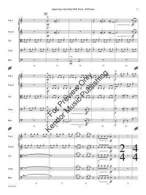 Agent Arco: You Only Shift Twice - Gassi - String Orchestra - Gr. 2.5