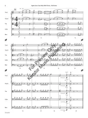 Agent Arco: You Only Shift Twice - Gassi - String Orchestra - Gr. 2.5