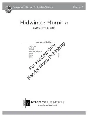 Midwinter Morning - Fryklund - String Orchestra - Gr. 2