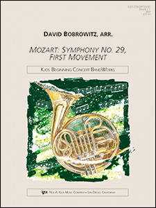 Mozart: Symphony No. 29, First Movement - Bobrowitz - Concert Band - Gr. 2.5