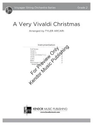 A Very Vivaldi Christmas - Arcari - String Orchestra - Gr. 2