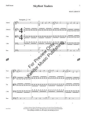 Skyfleet Traders - Arnett - String Orchestra - Gr. 4