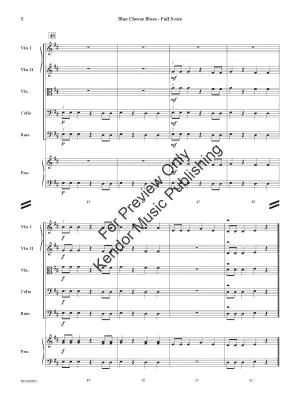 Blue Cheese Blues - Frueh - String Orchestra - Gr. 0.5