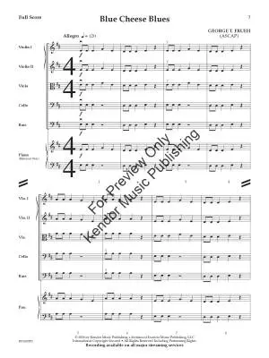 Blue Cheese Blues - Frueh - String Orchestra - Gr. 0.5