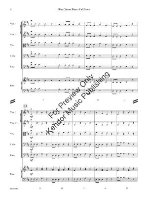 Blue Cheese Blues - Frueh - String Orchestra - Gr. 0.5