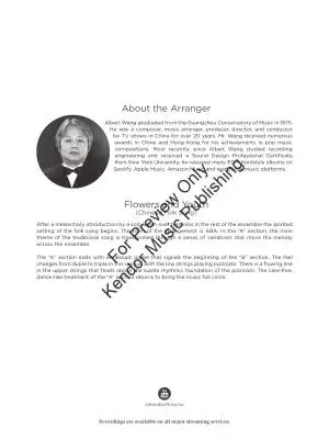 Flowers and Youth (Chinese Folk Song) - Wang - String Orchestra - Gr. 3