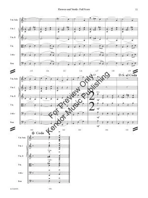 Flowers and Youth (Chinese Folk Song) - Wang - String Orchestra - Gr. 3