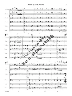 Flowers and Youth (Chinese Folk Song) - Wang - String Orchestra - Gr. 3