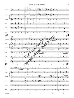 Flowers and Youth (Chinese Folk Song) - Wang - String Orchestra - Gr. 3