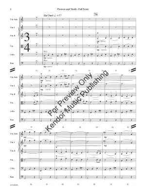 Flowers and Youth (Chinese Folk Song) - Wang - String Orchestra - Gr. 3