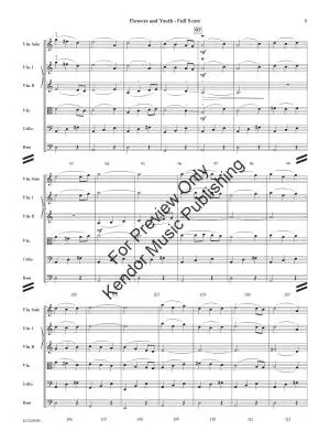 Flowers and Youth (Chinese Folk Song) - Wang - String Orchestra - Gr. 3