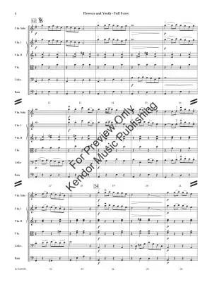 Flowers and Youth (Chinese Folk Song) - Wang - String Orchestra - Gr. 3