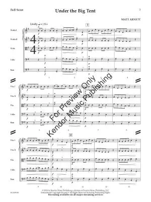 Under the Big Tent - Arnett - String Orchestra - Gr. 3