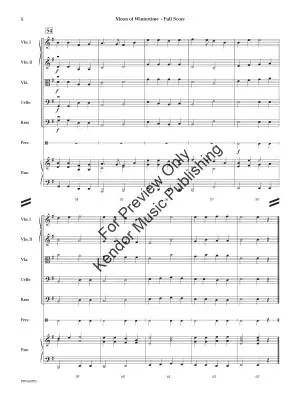 Moon of Wintertime - Monday - String Orchestra - Gr. 1.5