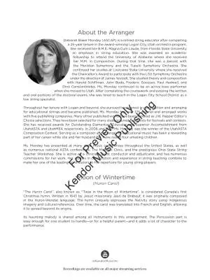 Moon of Wintertime - Monday - String Orchestra - Gr. 1.5