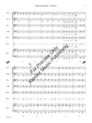 Moon of Wintertime - Monday - String Orchestra - Gr. 1.5