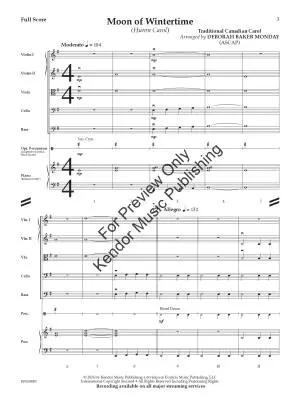 Moon of Wintertime - Monday - String Orchestra - Gr. 1.5
