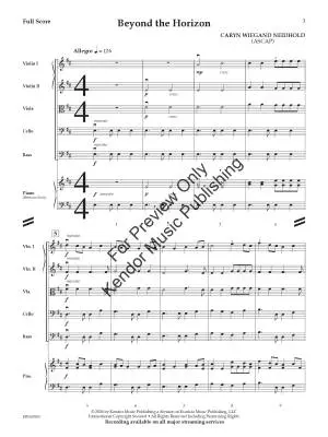 Beyond the Horizon - Neidhold - String Orchestra - Gr. 1.5