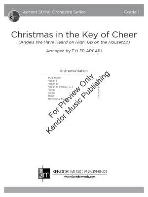 Christmas in the Key of Cheer - Arcari - String Orchestra - Gr. 1
