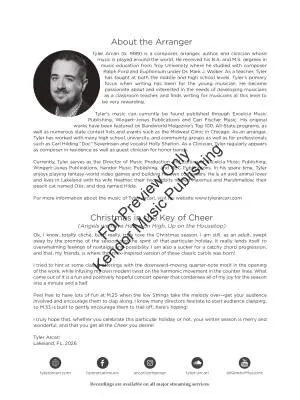 Christmas in the Key of Cheer - Arcari - String Orchestra - Gr. 1