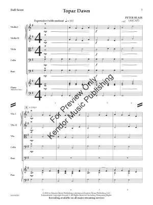 Topaz Dawn - Blair - String Orchestra - Gr. 1