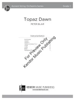 Topaz Dawn - Blair - String Orchestra - Gr. 1