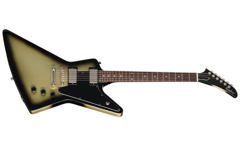 Explorer Electric Guitar with Gigbag - Silverburst